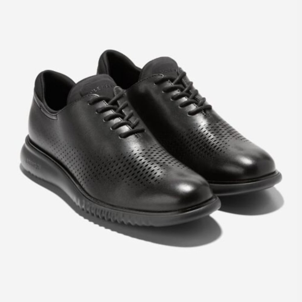 Cole Haan Men's 2.ZERØGRAND Laser Cut Leather Oxfords New in Box NWT